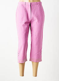 Pantacourt taille normale taille normale rose QUATTRO femme
