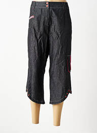 Pantacourt taille normale taille normale noir PAUSE CAFE femme