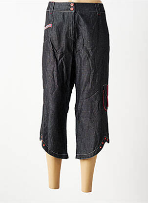 Pantacourt taille normale taille normale noir PAUSE CAFE femme