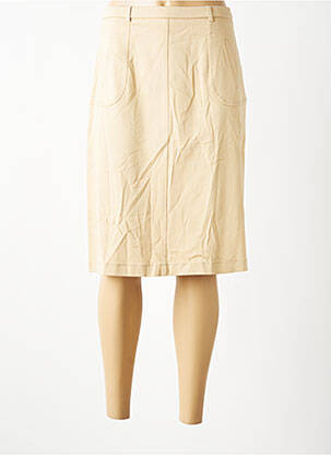 Jupe mi-longue stretch beige PAUPORTÉ femme