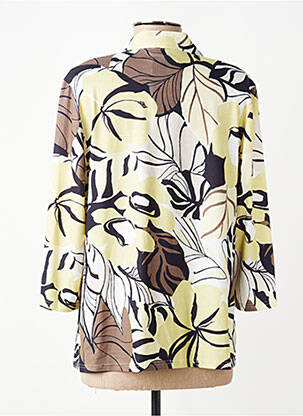 Chemisier imprimé fleurs manches 3/4 vert FINNKARELIA femme