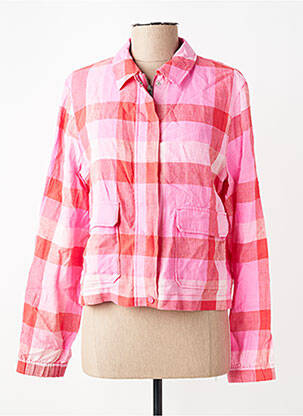 Veste casual coupe droite rose OLSEN femme