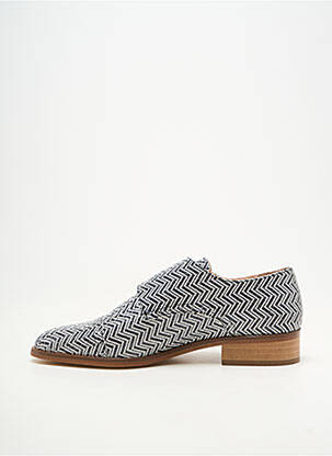 Derbies matière lisse talon plat jusqu'à 3cm noir PERTINI femme