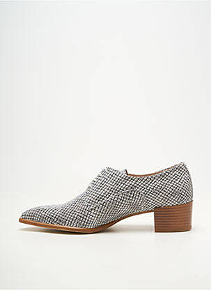 Derbies bout pointu talon de 4 à 6cm blanc PERTINI femme