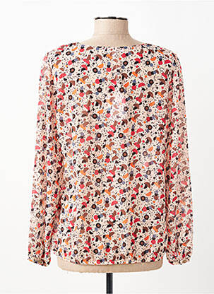 Blouse légère et transparente manches longues beige TERRE DE FÉES femme