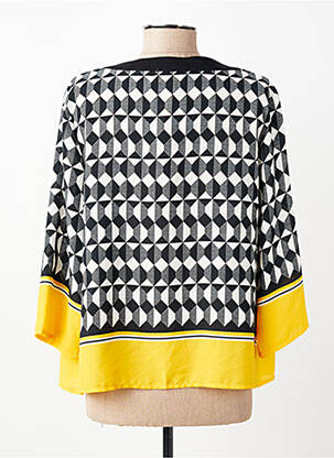Gilet manches longues col v noir CHRISTINE LAURE femme