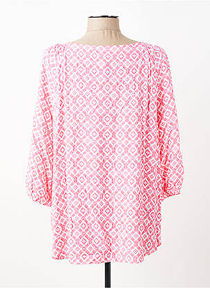 Blouse imprimé fantaisie manches longues rose OLSEN femme