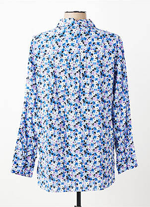 Chemisier coupe cintrée manches longues bleu OLSEN femme