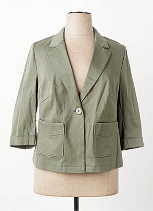 Blazer manches longues vert FRANK WALDER femme