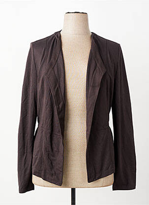 Gilet manches longues coupe cintrée marron OLSEN femme