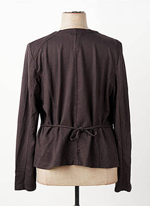 Gilet manches longues coupe cintrée marron OLSEN femme