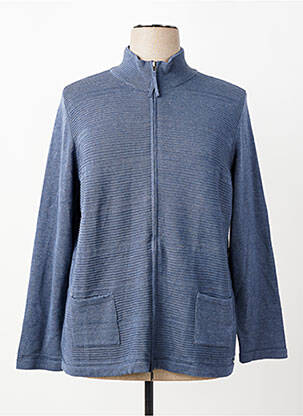 Gilet manches longues manches longues bleu OLSEN femme