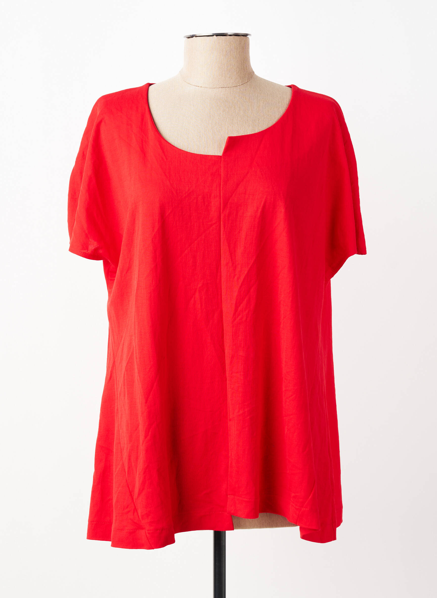 Top manches courtes manches courtes rouge FA CONCEPT femme