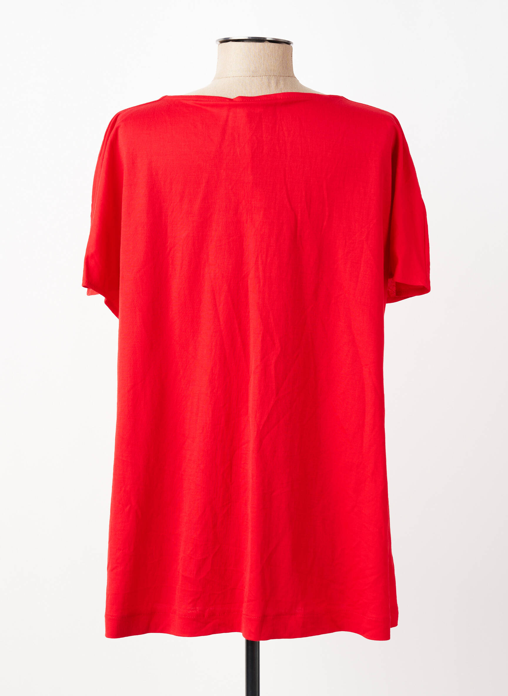 Top manches courtes manches courtes rouge FA CONCEPT femme