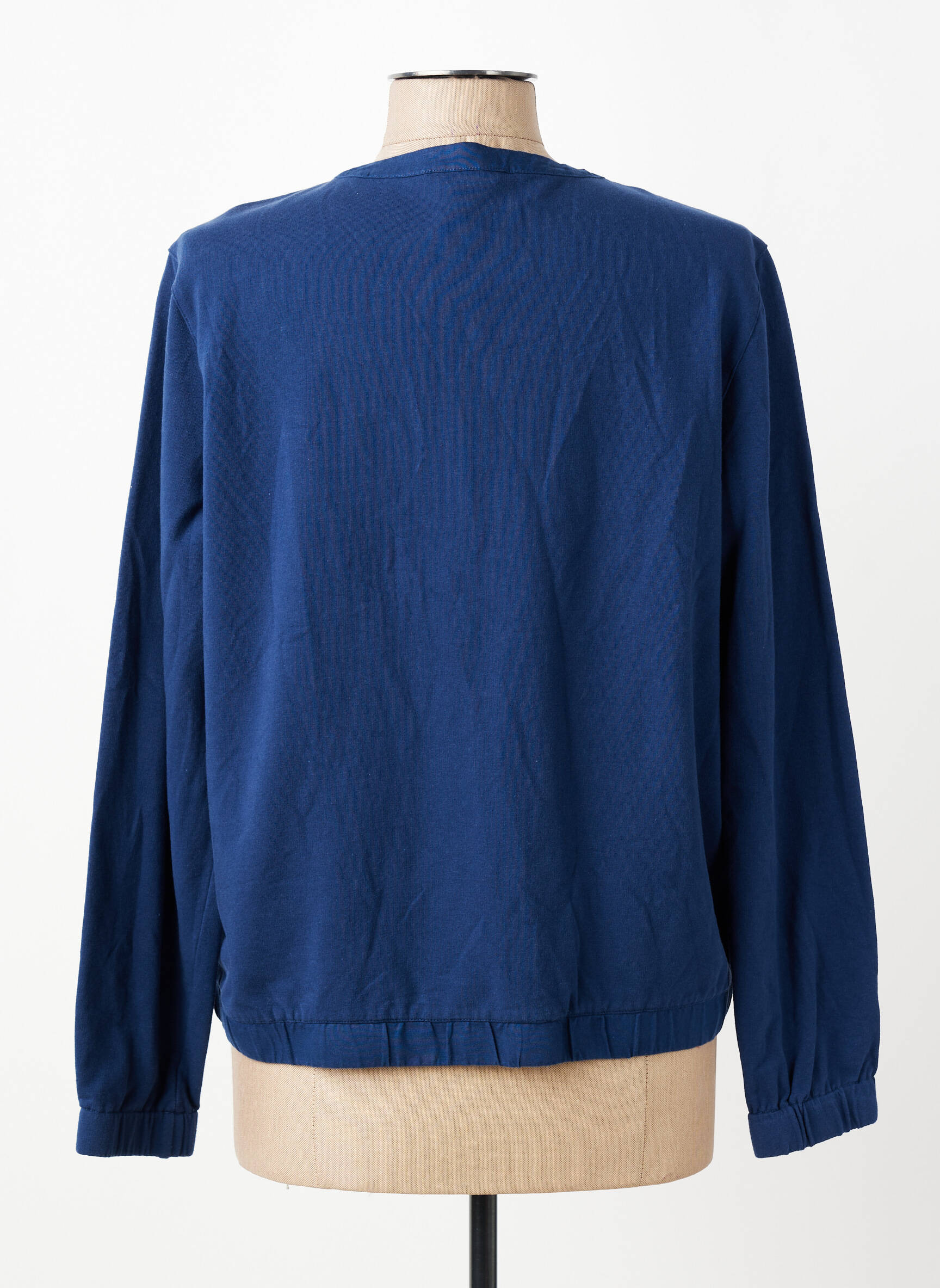 Veste casual col rond bleu OLSEN femme
