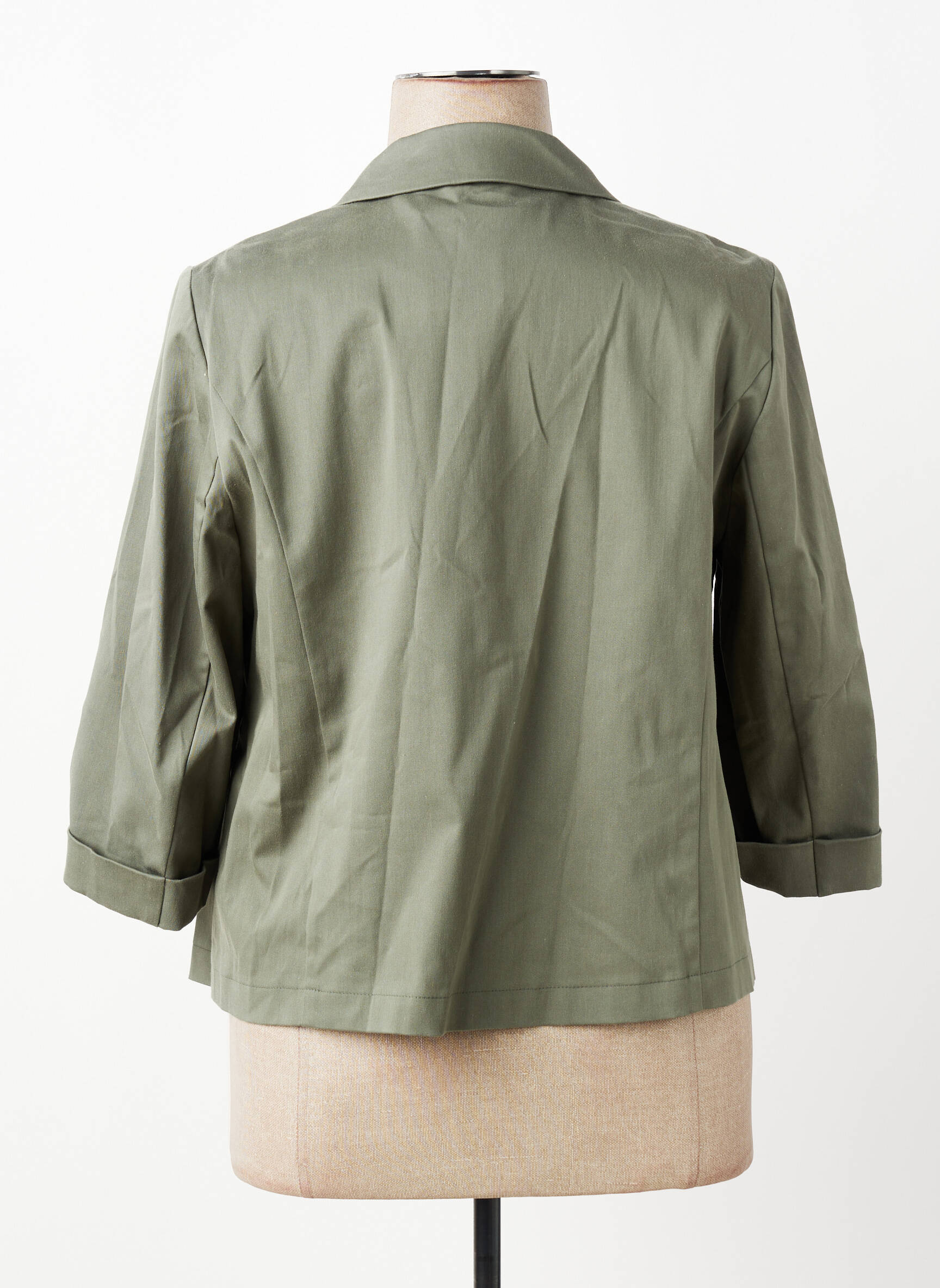 Blazer manches longues vert FRANK WALDER femme