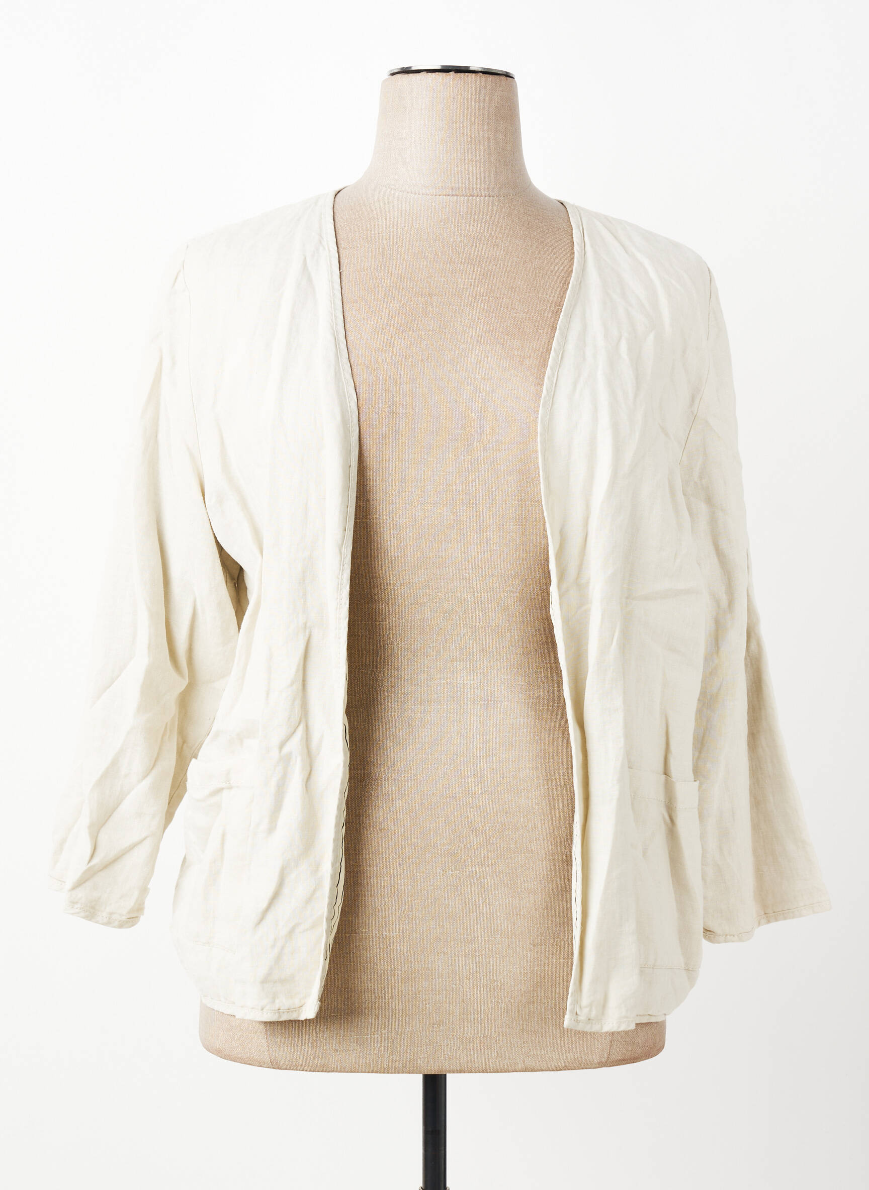 Veste casual coupe droite beige OLSEN femme