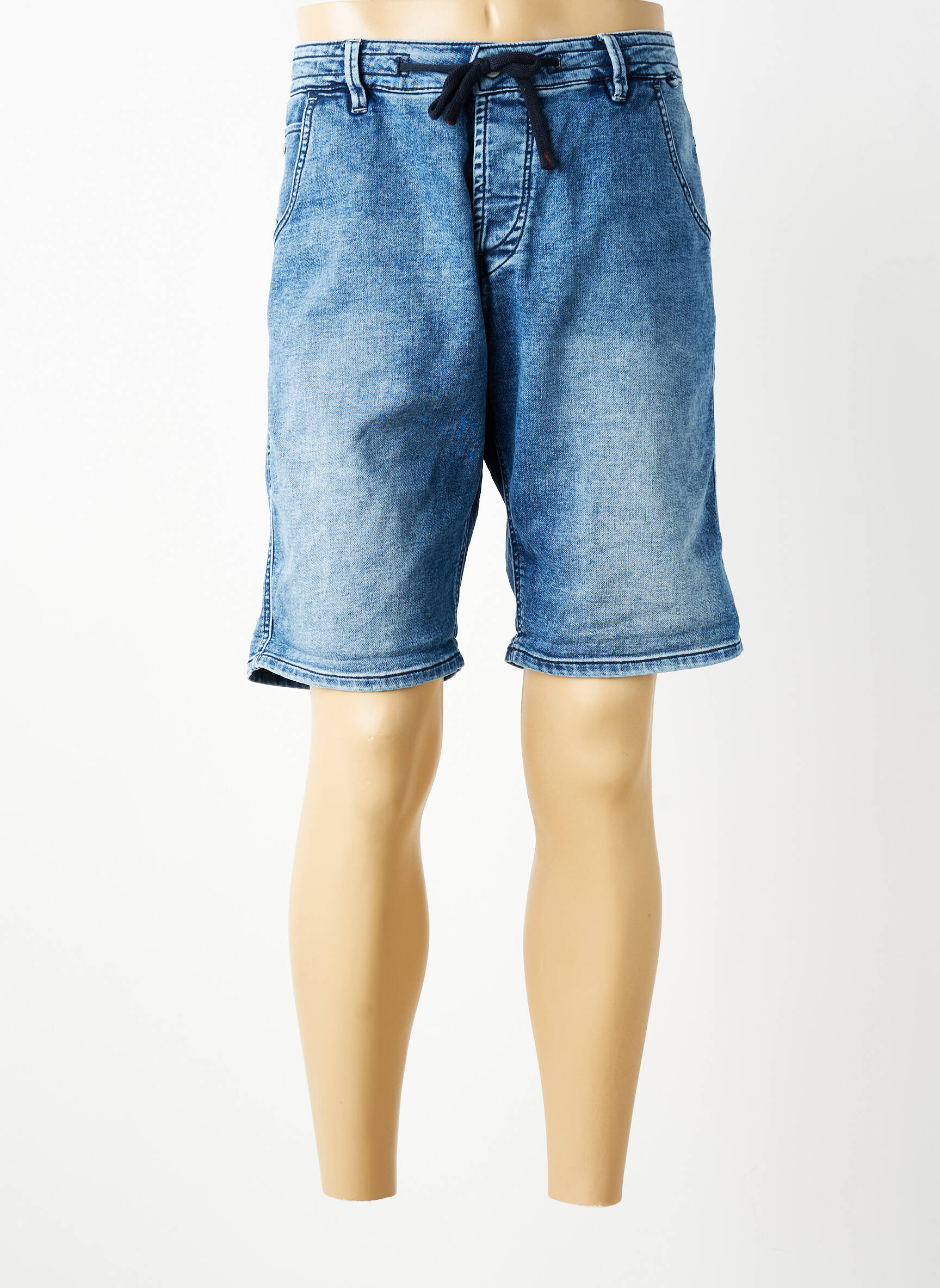 Bermuda tissage denim bleu SALSA homme