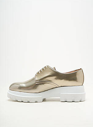 Derbies matière lisse talon plat jusqu'à 3cm or PERTINI femme