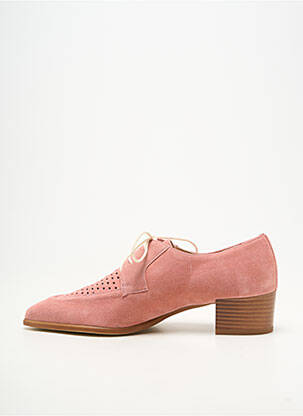 Derbies bout pointu talon de 4 à 6cm rose PERTINI femme