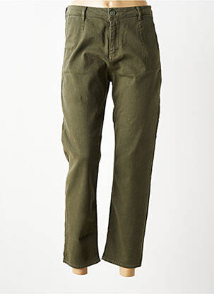 Pantalon slim poches vert HAPPY femme