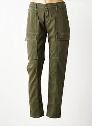 Pantalon cargo slim vert HAPPY femme