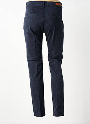 Pantalon slim poches bleu HAPPY femme