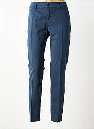 Pantalon slim poches bleu HAPPY femme