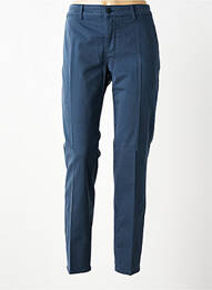 Pantalon slim poches bleu HAPPY femme