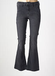 Jean coupe flare poches noir HAPPY femme