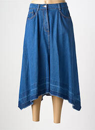 Jupe longue coupe évasée bleu SALSA femme