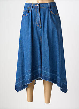 Jupe longue coupe évasée bleu SALSA femme