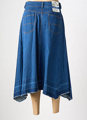 Jupe longue coupe évasée bleu SALSA femme