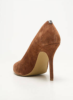 Escarpins bout pointu talon haut de 10cm et plus marron SALSA femme