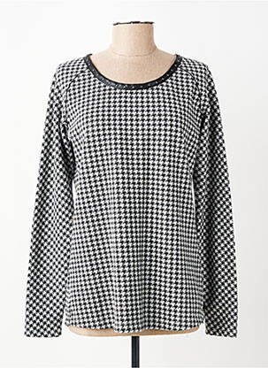 Pull coupe cintrée manches longues noir MAISON SCOTCH femme