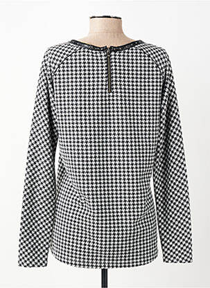 Pull coupe cintrée manches longues noir MAISON SCOTCH femme