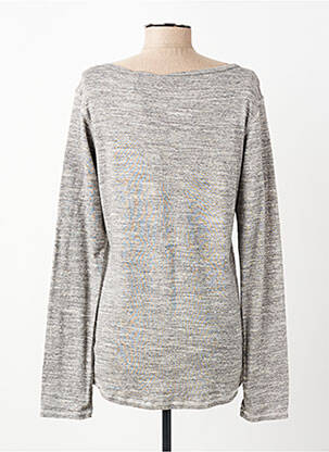 T-shirt manches longues manches longues gris SCOTCH & SODA femme