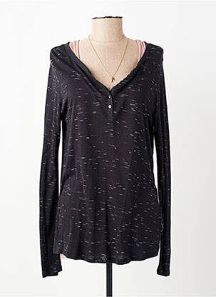 T-shirt manches longues manches longues noir MAISON SCOTCH femme