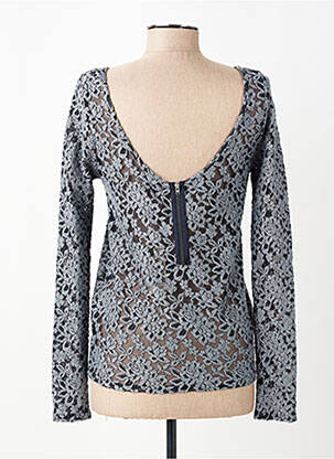 Top coupe cintrée manches longues gris CHIPIE femme