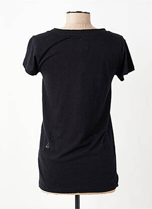 T-shirt coupe droite manches courtes noir ELEVEN PARIS femme