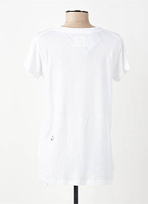 T-shirt imprimé fantaisie manches courtes blanc ELEVEN PARIS femme