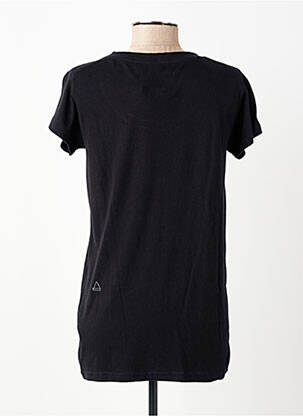 T-shirt imprimé fantaisie manches courtes noir ELEVEN PARIS femme