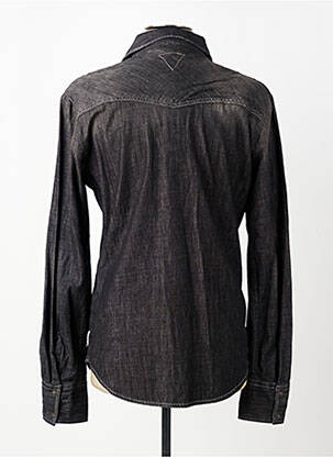 Chemise manches longues coupe cintrée noir MELTIN'POT homme