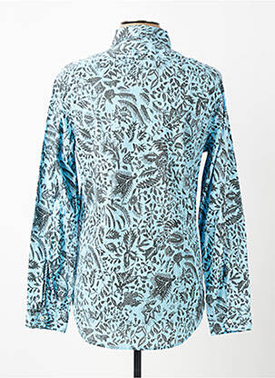 Chemise manches longues coupe cintrée bleu MELTIN'POT homme