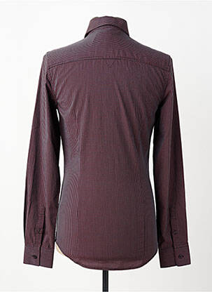 Chemise manches longues poches rouge GUESS homme