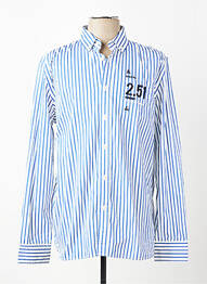 Chemise manches longues poches bleu GAASTRA homme
