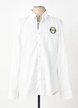 Chemise manches longues coupe cintrée blanc GAASTRA homme