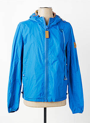 Coupe-vent poches a capuche bleu 80DBORIGINAL homme