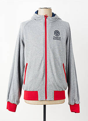 Blouson capuche bleu FRANKLIN MARSHALL homme