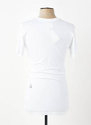 T-shirt coupe cintrée manches courtes blanc ELEVEN PARIS homme